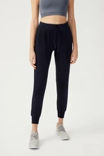 LOS OJOS Women's Navy Blue Jogger