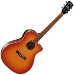 Cort GA-MEDX-LVBS Light Vintage Burst Guitare Jumbo acoustique-électrique