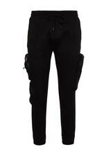 Trendyol Black Multi Pocket Jogger Trousers