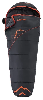 Baby mummy sleeping bag LOAP IRON EVO KID Black/Orange