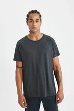 DeFactoFit Standard Fit Crew Neck Short Sleeve Sports T-Shirt