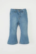 DEFACTO Baby Girl Elastic Banded Bell-bottomed Pocket Jeans