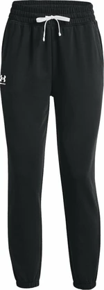 Under Armour Women's UA Rival Terry Black/White M Pantaloni de alergare / jambiere