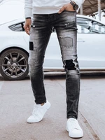 Men's Grey Denim Dstreet Trousers