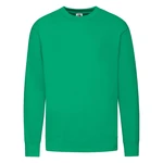 Green Men's Sweatshirt Lightweight Set-in-Sweat Sweat Fruit of the Loom