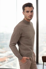 64721 Dewberry Half Turtleneck Woolen Mens Knit Sweater-VISION