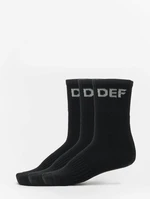 DEF 3-Pack Socks Black black