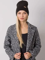 RUE PARIS Black knitted hat