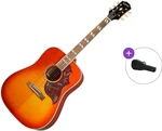 Epiphone Masterbilt Hummingbird SET Aged Cherry Sunburst Elektroakustická gitara Dreadnought