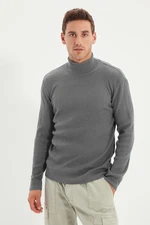 Trendyol Gray Turtleneck Knitwear Sweater