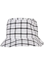 Check Bucket Hat bílá/šedá