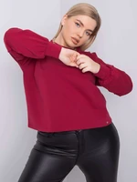 Plain brown sweatshirt plus size