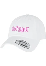 Little girl dad hat white