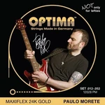 Optima 12028-PM 24K Gold Electrics Maxiflex Paolo Morete Signature Cordes pour guitares électriques