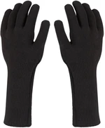 Sealskinz Waterproof All Weather Ultra Grip Knitted Gauntlet Black S Kesztyű kerékpározáshoz