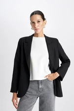 DEFACTO Oversize Fit Wide Mold Basic Plain Blazer Jacket