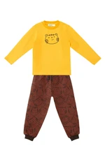 Denokids Cute Cat Baby Boy T-shirt Trousers Set