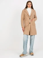 Coat TW-PL-BI-7372.18-beige