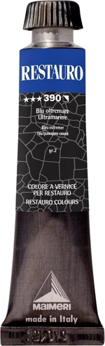 Maimeri Varnish Restauro Farba renowacyjna Ultramarine 390 20 ml 1 szt