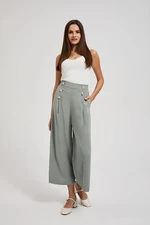 Women's summer trousers MOODO - olive