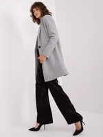 Grey classic women's coat OCH BELLA