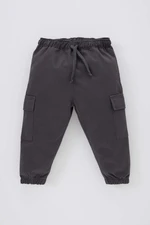 DEFACTO Baby Boy Basic Cargo Pocket Gabardine Trousers