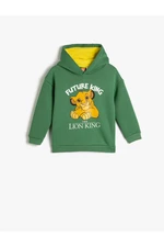 Koton The Lion King Sweatshirt Hooded Licensed Raised