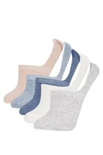 DEFACTO Women's Invisible 5-Pack Cotton Ballerina Socks