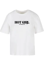 Women's Hot Girl Diagnosis T-shirt white