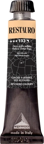 Maimeri Varnish Restauro Restaurační barva Yellow Ochre Pale 133 20 ml 1 ks