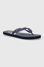 Žabky Calvin Klein Jeans BEACH SANDAL GLOSSY pánské, tmavomodrá barva, YM0YM00952