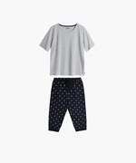 Women's pyjamas ATLANTIC - navy blue/grey