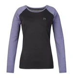 Dámské tričko s dlouhým rukávem Hannah LESLIE L/S anthracite/wisteria