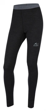 Husky Merea L XS, black Merino termoprádlo kalhoty