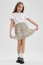 DEFACTO Girl Patterned Skirt