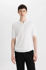 DEFACTO Slim Fit Short Sleeve Knitwear Polo T-Shirt