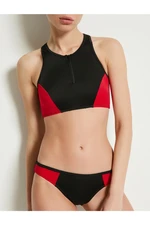 Koton Color Block Bikini Top