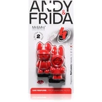 Mr & Mrs Fragrance Andy & Frida Red Luxury vůně do auta 1 ks