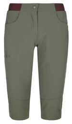 Dámské outdoorové 3/4 kalhoty Kilpi MEEDIN-W khaki