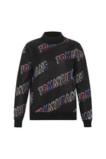 Tommy Jeans Sweater - TJW OUTLINE PRINT SWEATER black