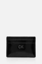 Puzdro na karty Calvin Klein čierna farba, K60K612428