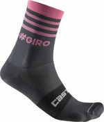 Castelli Giro 13 Stripe Sock Gray/Rosa S/M Skarpety kolarskie