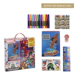 COLOURING STATIONERY SET DISPLAY MARVEL