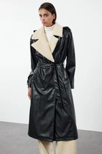 Trendyol Black Oversize Trench Coat