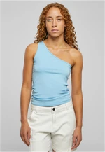 Women's asymmetrical top balticblue