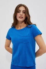 Cotton T-shirt with pocket