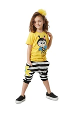 Denokids Viz Buzz Maya Girls Kids T-shirt Capri Shorts Set