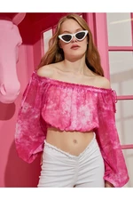 Koton Off Shoulder Halenka s balónovými rukávy