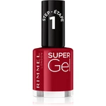 Rimmel Super Gel gelový lak na nehty bez užití UV/LED lampy odstín 056 Sexy Santa 12 ml