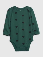 Green Children's Patterned Bodysuit GAP